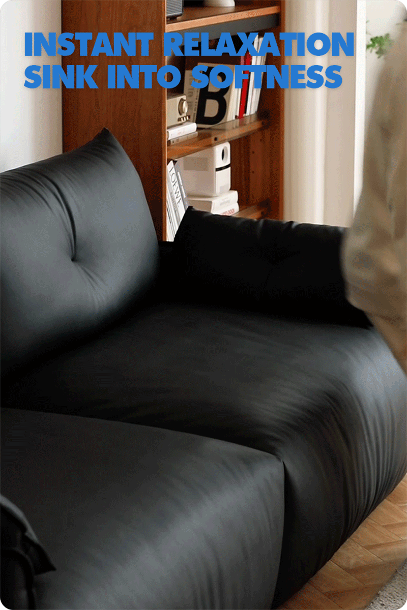 Modern genuine leather electric recliner 2 seater sofa detail 9.