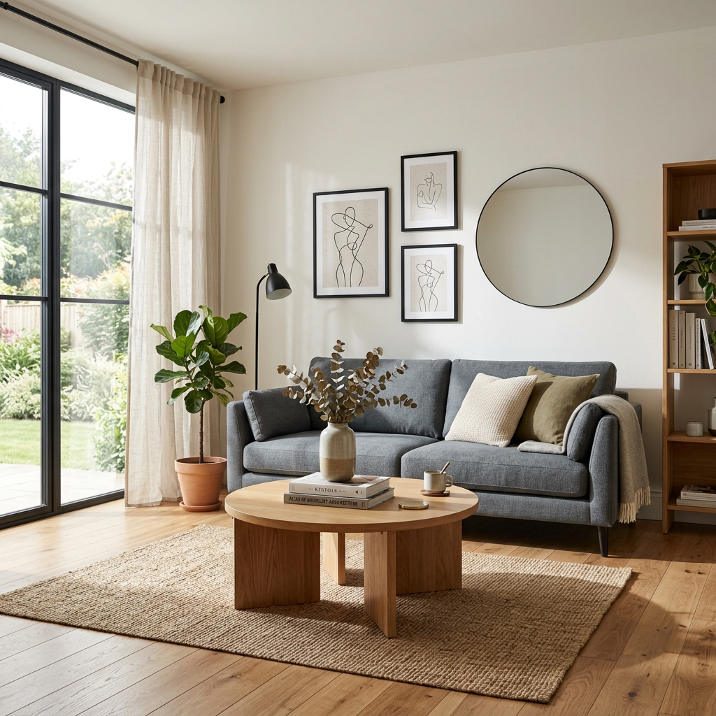 ARCADIA 3-Seater Sofa - Contemporary Living Room Scene