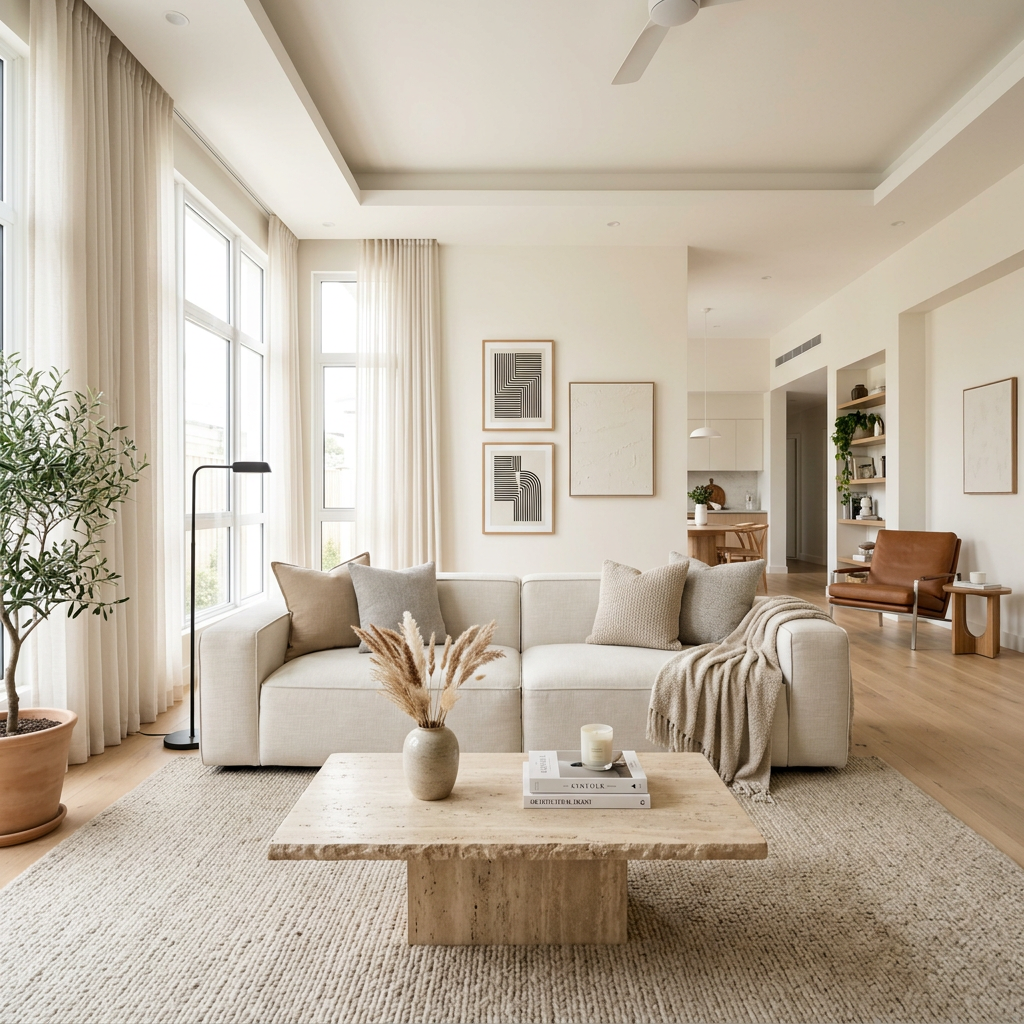 SOLACE 4-Seater Sofa Living Room Lifestyle View