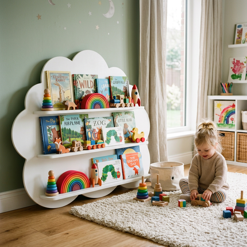 CLOUD Kids Toy Organizer Playroom Lifestyle Setting