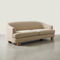 SOLARIS Scandinavian 3-Seater Textured Boucle Sofa