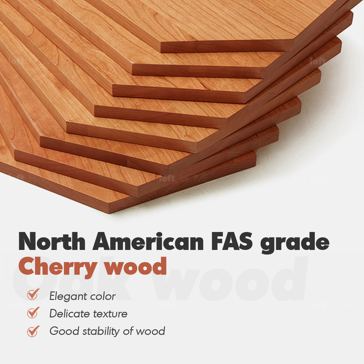Scandinavian Cherry Wood Round Dining Table TIMELESS - view 5