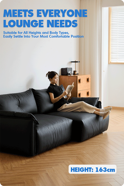 Modern genuine leather electric recliner 2 seater sofa detail 5.