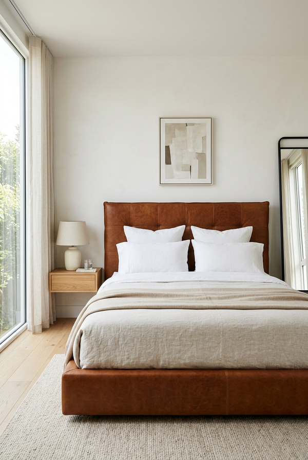 Genuine Leather Bed Frames
