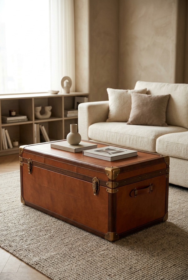 Genuine Leather Tables