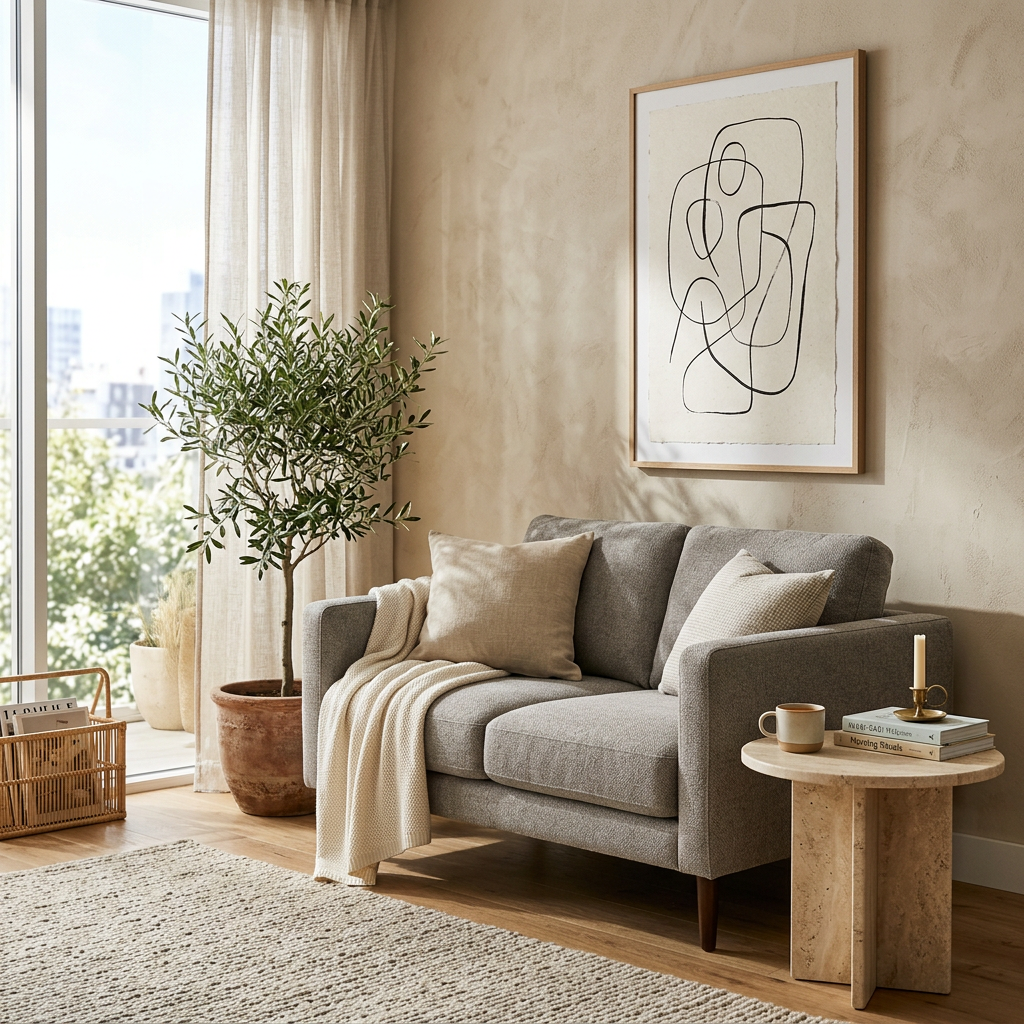 HAVEN 2-Seater Loveseat - Modern Living Room Scene