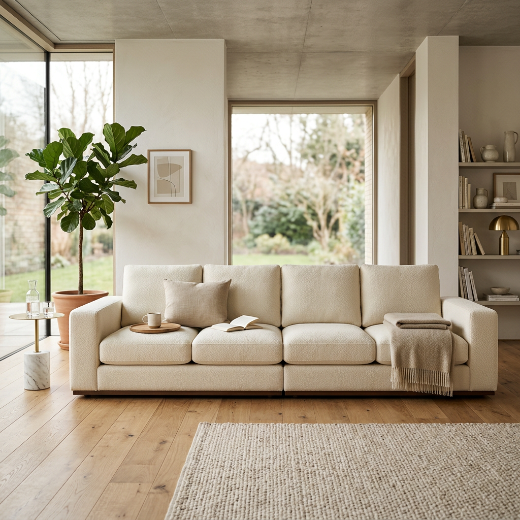 SOLACE 4-Seater Deep Lounge Sofa Front View