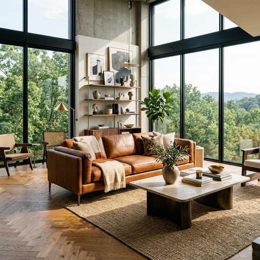 VERONA 3-Seater Sofa - Architectural Penthouse Living Room Scene