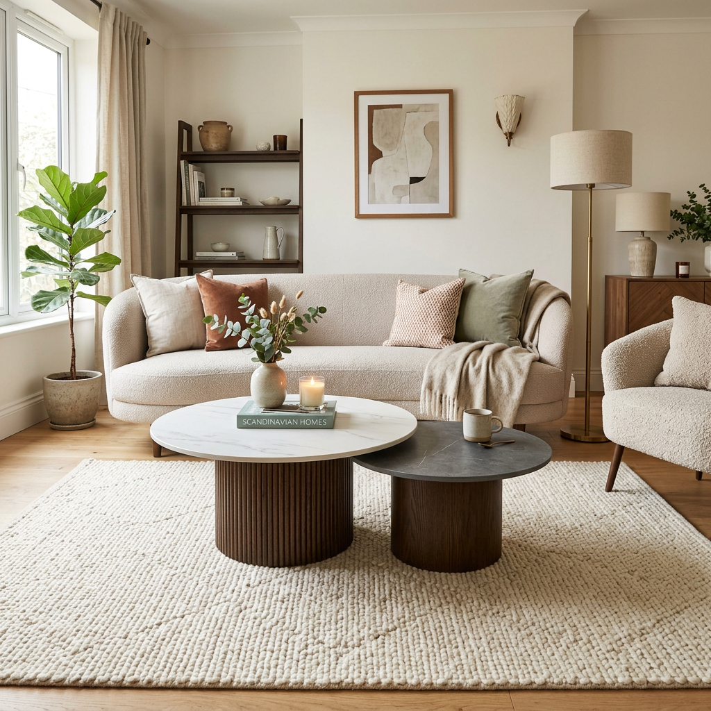 TERRA Nesting Tables Living Room Lifestyle Arrangement