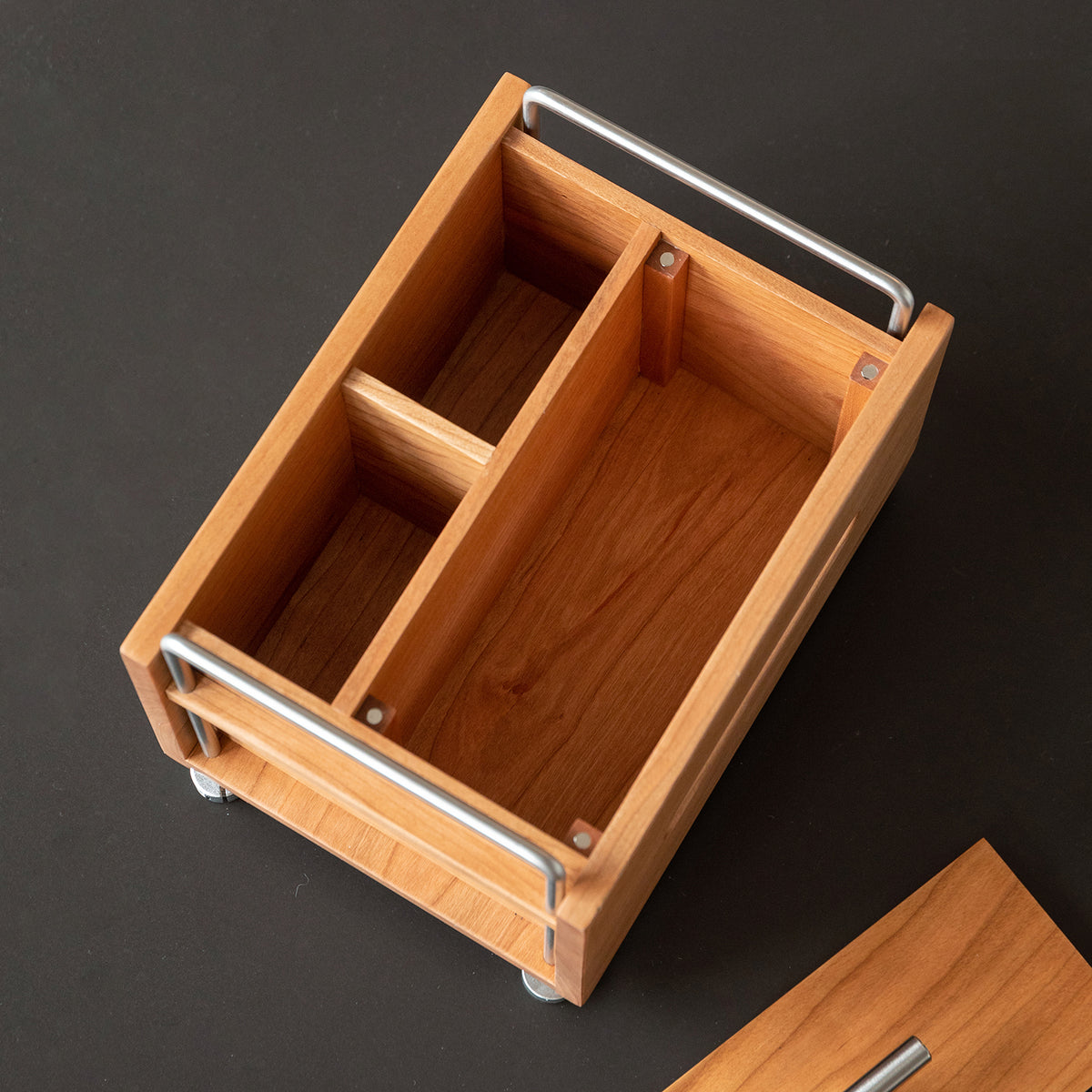 Scandinavian Cherry Wood Tissue Box SORT - view 5