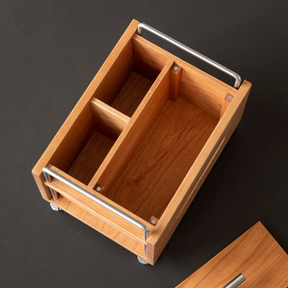 Scandinavian Cherry Wood Tissue Box SORT - view 5